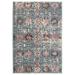 Blue/Pink 48 x 0.17 in Area Rug - Birch Lane™ Devoris Floral Indoor/Outdoor Area Rug Polyester | 48 W x 0.17 D in | Wayfair