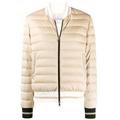 Moncler OR Ladies Metallic Thread Down Quilted Bomber Jacket