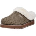 Skechers BOBS Women's Keepsakes Delight Slipper, Taupe/Natural, 6.5 M US