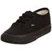 Vans Authentic Black Black Infant Toddler Shoes Boys Girls