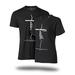 Faith Cross, Vintage Black Shirt-Hebrews 11:1 by Shields of Strength