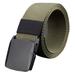 Men's Belt No metal Plastic buckle canvas outdoor belts casual jeans belt