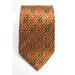 Pre-ownedLanvin Mens Floral Archway Motif Silk Neck Tie Red Black Gold