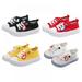 Kids Non-slip Canvas Shoes, Soft Soled First Walkers Casual-Lace-Up Shoes Flat Shoes Boys Girls Breathable Cartoon Shoes, for 1-6.5T