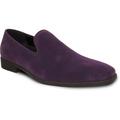 Vangelo Men Dress Shoe KING-5 Loafer Slip On Formal Tuxedo for Prom and Wedding Purple 9.5W