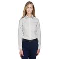 Ladies' Crown Woven CollectionÂ® Solid Broadcloth - SILVER - XS