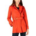 MICHAEL Michael Kors Womens Fall Zip-Front Trench Coat