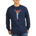 CafePress - The Zipper Club Long Sleeve T-Shirt - Long Sleeve Dark T-Shirt