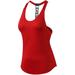 Ladies Women Active Wear Tops Vest Tank Tops Yoga Tee Sleeveless T-Shirt Compression Sports Gym Fitness Jogging Running Red XL