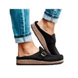 Women's Footwear Women's Shoes Flat Shoes Slippers Retro Suede Buckle Ladies Casual Shoes