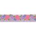 Zoomie Kids Annsville Flowers Butterfly Wall Border Plastic in Pink/Indigo | 5 H x 180 W x 0.01 D in | Wayfair ZMIE7197 45301345