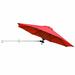 Sol 72 Outdoor™ Bordelon 8' Wall Mount Umbrella Metal in Red | 96 W x 96 D in | Wayfair 9279A6DECD044AFA89D1EC622EA100F2