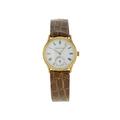Audemars Piguet 25mm 18K Gold Leather White Roman Dial Hand Wind Ladies Watch Pre-Owned
