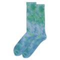 Hot Sox Mens Tie Dye Crew Socks, Mens Shoe Size 6-12.5, Blue, Mens Shoe Size 6-1