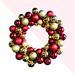 Hashtag Home 17" Lighted Plastic Wreath in Red/Yellow | 17 H x 17 W x 16 D in | Wayfair 57D0EAEC719147768934BE24312901EA