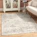 Brown/White 72 x 0.25 in Area Rug - Willa Arlo™ Interiors Basham Damask Ivory/Light Taupe/Dark Taupe Area Rug | 72 W x 0.25 D in | Wayfair