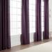 Red Barrel Studio® Moller Flax Textured Solid Semi-Sheer Rod Pocket Curtain Panels Polyester in Indigo | 63 H in | Wayfair