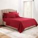 Alcott Hill® Tuttle 6 Piece Classic Bed Solid Sheet Set Microfiber/Polyester in Red | Twin | Wayfair DFEE71E863734DA39C37671D06EC687C