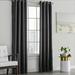 George Oliver Phillipa Solid Room Darkening Thermal Grommet Curtain Panels Polyester/Sateen in Gray | 96 H in | Wayfair