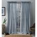 Alcott Hill® Leon Semi-Sheer Curtain Panel Pair Polyester in Green/Blue/Brown | 84 H in | Wayfair ALTH5986 44498135