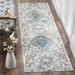 Blue/Gray 27 x 0.37 in Area Rug - Mistana™ Christa Damask Cream/Light Gray Rug | 27 W x 0.37 D in | Wayfair 36852002457741C49E3599125073668C