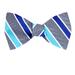 Men's Charcoal Gray Silver Silk Self Tie Bowtie Tie Yourself Bow Ties