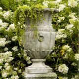 Fleur De Lis Living Rhinelander Fiberstone Urn Planter Composite | 30 H x 20 W x 20 D in | Wayfair 45E36F353AF4448AAD012AEA36FC2F2D