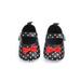 Luxsea Toddler Baby Girls Anti-slip Polka Dot Crib Shoes Cute Autumn Spring Kids Soft Sole First Walkers Casual Shoes with Bowknot Decor