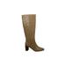 Marc Fisher Women's Shoes Revela Leather Square Toe Over Knee Fashion Boots