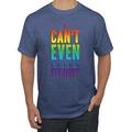 I Can't Even Think Straight Gay Pride in LGBT Mens LGBT Pride Graphic T-Shirt, Vintage Heather Blue, 2XL