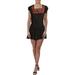 Free People Womens Embroidered Cut-Out Casual Dress