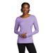 Sport Tek Adult Female Women Electric Heather T-Shirt Hyacinth Hthr Medium