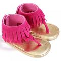 Summark Infant Baby Girls Soft Sole Summer Sparkle Sandals Flower Shoes Bowknot Candy Princess Dress Flats First Walker Crib Shoes