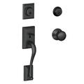 Schlage Handleset w/ Deadbolt & Door Knob & Rosette in Brown | Wayfair F62ADD716PLY