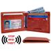 Men's RFID Blocking ID Window Multi-Card Travel Bifold Genuine Leather Pocket Wallet - in Gift Box