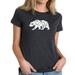 LA Pop Art Women's Premium Blend Word Art T-shirt - California Bear
