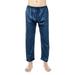 Men's Silk Satin Pajama Pants Long Pajamas Pyjamas Bottoms Comfortable Sleepwear with Drawstring Sleep Pants Black/Blue
