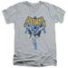 Batman - Vintage Run - Slim Fit V Neck Shirt - XX-Large