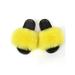 Womens Fur Slides Fluffy Slides faux fur slides Furry Open toe Slippers Size US