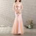 Junior Sexy High Neck Sleeveless Wedding Dress