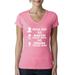 Black Pride History Rosa Sat So Martin Could Walk so 44 Could Run Pop Culture Womens Junior Fit V-Neck Tee, Hot Pink, Small