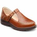 Dr. Comfort Lu Lu Women's Casual Shoe: 6.5 Wide (C-D) Chestnut Velcro