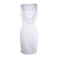 Calvin Klein Women's Embellished Scuba Sheath Dress