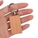 Kritne Wooden Key Chain,10PCS Beech Wood Key Chain Key Tags Keychains DIY Clothing Bag Decoration,Key Chain