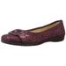 Trotters Women's Sizzle Ballet Flat, Bordeaux, 7 N US