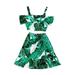 Pudcoco Toddler Kids Baby Girl T-shirt Tops+Long Skirt Dress Outfit Clothes Set