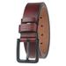 Men's Belt,Classic Leather Jean Belt Casual Genuine Leather Belts Width 1 1/2inch Brown