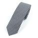 Men's Cotton Skinny Necktie Tie Gingham Checkered Pattern - 2 1/2" Width