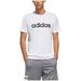 adidas mens Designed 2 Move Logo Tee White/Black Large