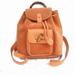 Gucci Orange Suede Bamboo Mini Backpack 871719